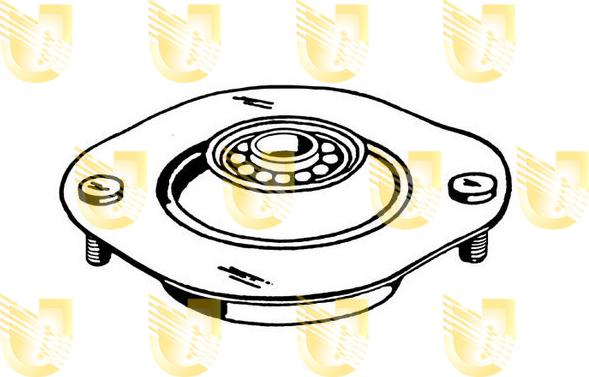 Unigom 391116 - Опора стойки амортизатора, подушка autospares.lv