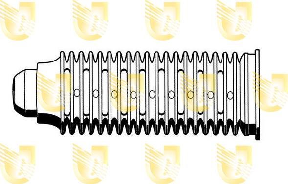 Unigom 391808 - Пыльник амортизатора, защитный колпак autospares.lv