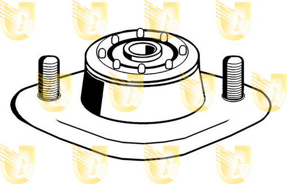 Unigom 391345 - Опора стойки амортизатора, подушка autospares.lv