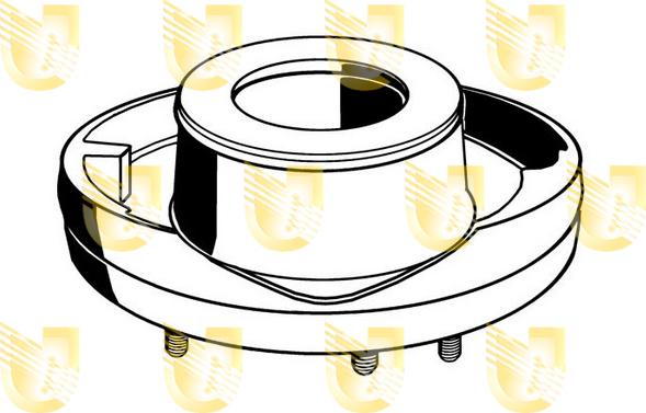 Unigom 391716 - Опора стойки амортизатора, подушка autospares.lv