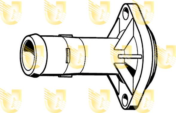 Unigom 341820 - Фланец охлаждающей жидкости autospares.lv