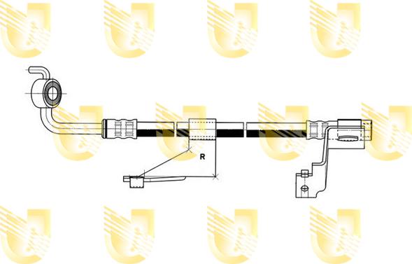 Unigom 377298 - Тормозной шланг autospares.lv