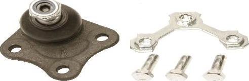 ÜRO Parts 1J0407366J - Шаровая опора, несущий / направляющий шарнир autospares.lv