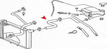 ÜRO Parts 2015013882 - Шланг радиатора autospares.lv