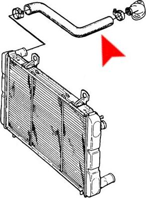 ÜRO Parts 7540420 - Шланг радиатора autospares.lv