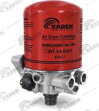 VADEN ORIGINAL 301.02.0010 - Осушитель воздуха, пневматическая система autospares.lv