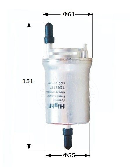 VAG 6Q0 201 511 - Топливный фильтр autospares.lv