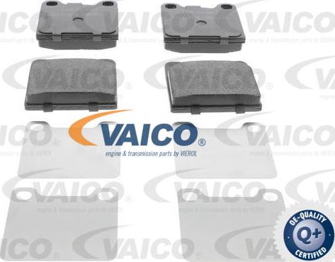 VAICO V95-0048 - Тормозные колодки, дисковые, комплект autospares.lv