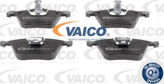 VAICO V95-0166 - Тормозные колодки, дисковые, комплект autospares.lv