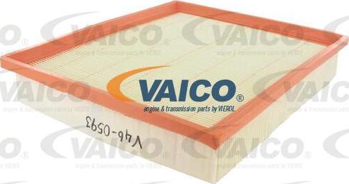 VAICO V46-0593 - Воздушный фильтр, двигатель autospares.lv