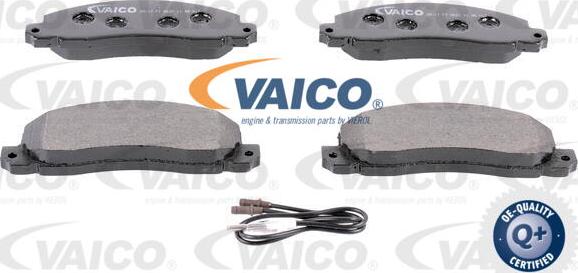 VAICO V46-0146 - Тормозные колодки, дисковые, комплект autospares.lv