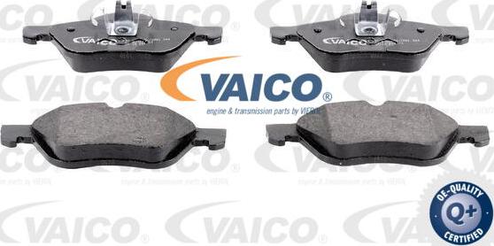 VAICO V46-0134 - Тормозные колодки, дисковые, комплект autospares.lv