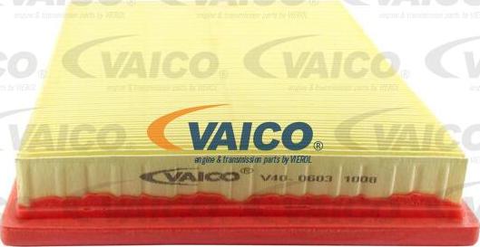VAICO V40-0603 - Воздушный фильтр, двигатель autospares.lv