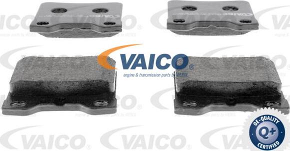 VAICO V42-4116 - Тормозные колодки, дисковые, комплект autospares.lv