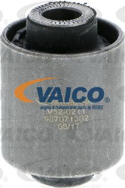 VAICO V52-0211 - Сайлентблок, рычаг подвески колеса autospares.lv