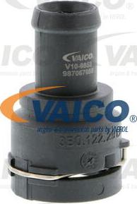 VAICO V10-9858 - Фланец охлаждающей жидкости autospares.lv