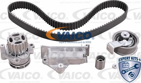 VAICO V10-50110-BEK - Водяной насос + комплект зубчатого ремня ГРМ autospares.lv
