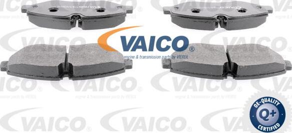 VAICO V30-8196 - Тормозные колодки, дисковые, комплект autospares.lv