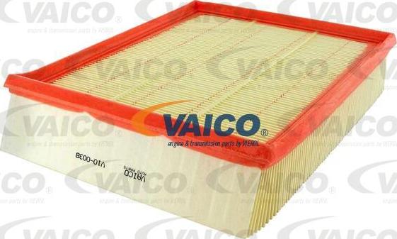VAICO V10-0038 - Воздушный фильтр, двигатель autospares.lv