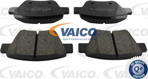 VAICO V10-0769 - Тормозные колодки, дисковые, комплект autospares.lv