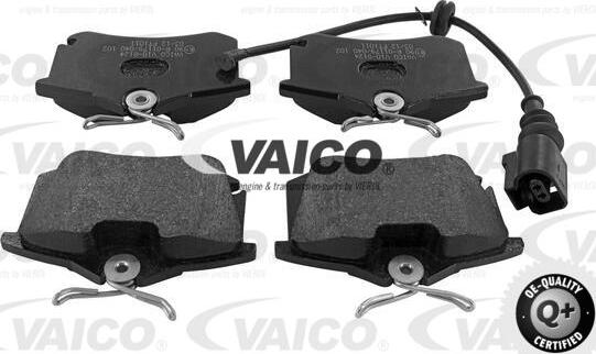 VAICO V10-8124 - Тормозные колодки, дисковые, комплект autospares.lv