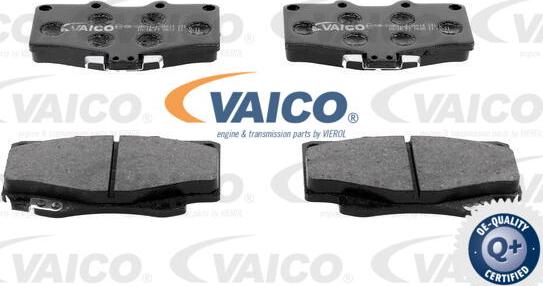 VAICO V10-8125 - Тормозные колодки, дисковые, комплект autospares.lv