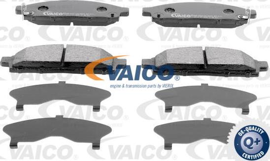 VAICO V37-0028 - Тормозные колодки, дисковые, комплект autospares.lv