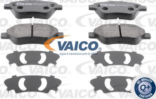 VAICO V24-0099 - Тормозные колодки, дисковые, комплект autospares.lv