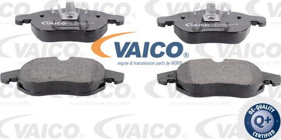 VAICO V24-0153 - Тормозные колодки, дисковые, комплект autospares.lv