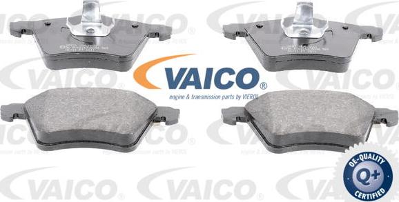 VAICO V25-0001 - Тормозные колодки, дисковые, комплект autospares.lv