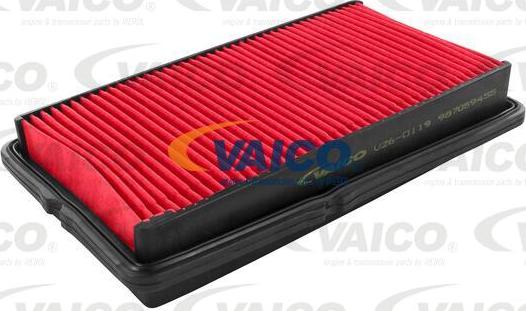 VAICO V26-0119 - Воздушный фильтр, двигатель autospares.lv