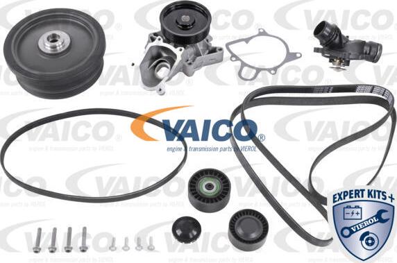 VAICO V20-50105-BEK - Водяной насос + комплект зубчатого ремня ГРМ autospares.lv