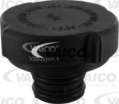 VAICO V20-0097-1 - Крышка, резервуар охлаждающей жидкости autospares.lv