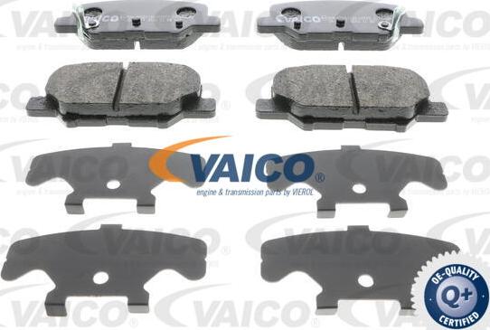 VAICO V22-0466 - Тормозные колодки, дисковые, комплект autospares.lv