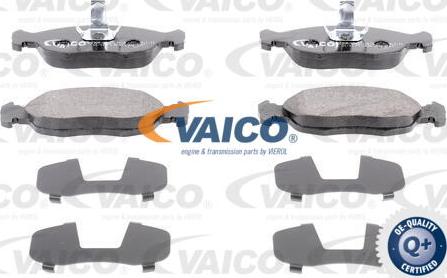 VAICO V22-0076 - Тормозные колодки, дисковые, комплект autospares.lv