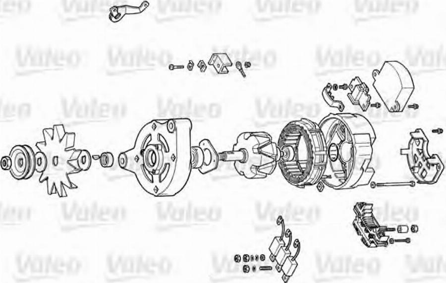 Valeo 9AR2972G - Генератор autospares.lv