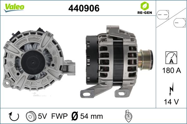 Valeo 440906 - Генератор autospares.lv