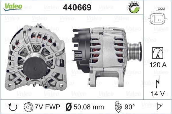 Valeo 440669 - Генератор autospares.lv