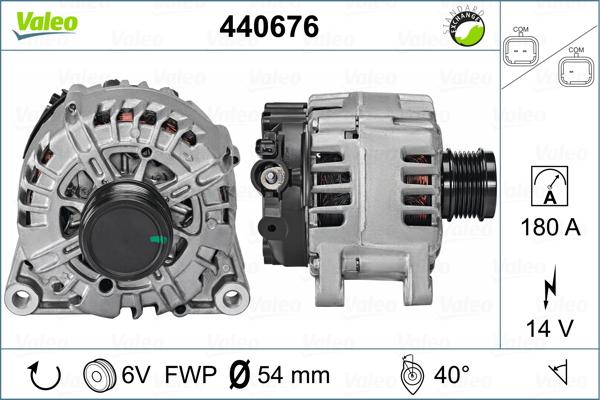 Valeo 440676 - Генератор autospares.lv