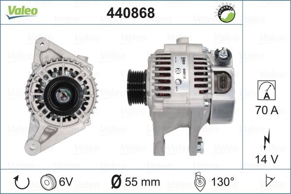 Valeo 440868 - Генератор autospares.lv