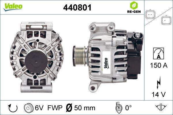 Valeo 440801 - Генератор autospares.lv