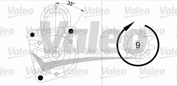 Valeo 455958 - Стартер autospares.lv