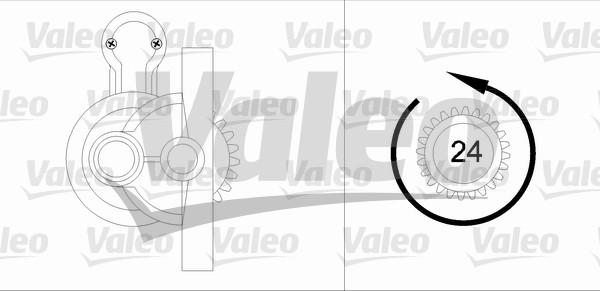 Valeo 455909 - Стартер autospares.lv