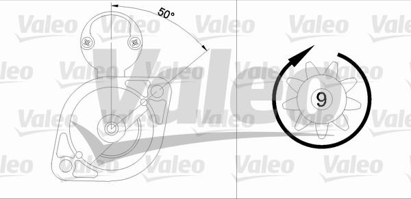 Valeo 455908 - Стартер autospares.lv