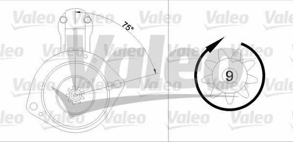 Valeo 455914 - Стартер autospares.lv