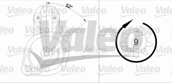 Valeo 455920 - Стартер autospares.lv