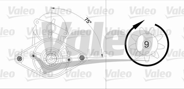 Valeo 455923 - Стартер autospares.lv