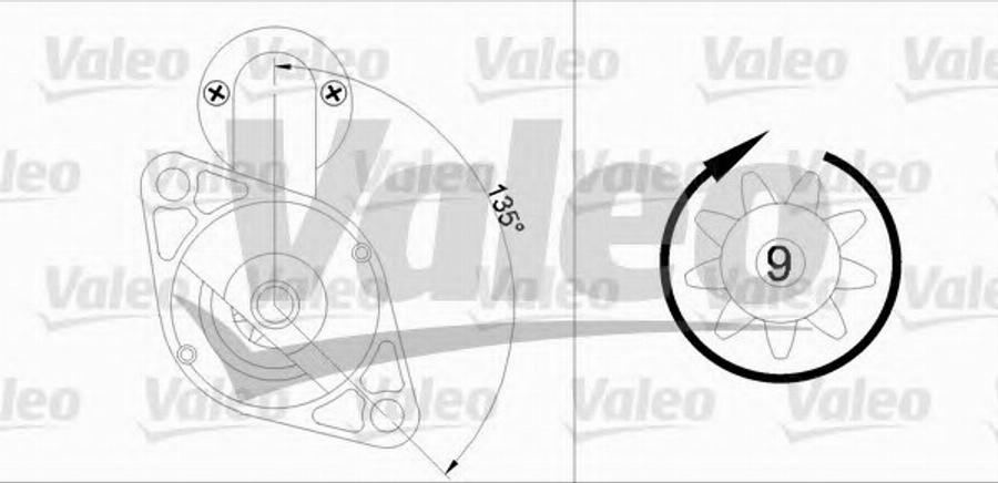 Valeo 455922 - Стартер autospares.lv