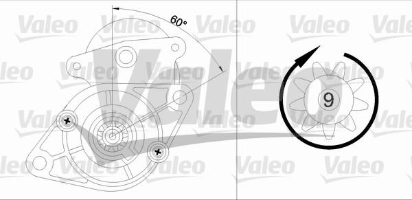 Valeo 455587 - Стартер autospares.lv