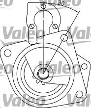 Valeo 455692 - Стартер autospares.lv